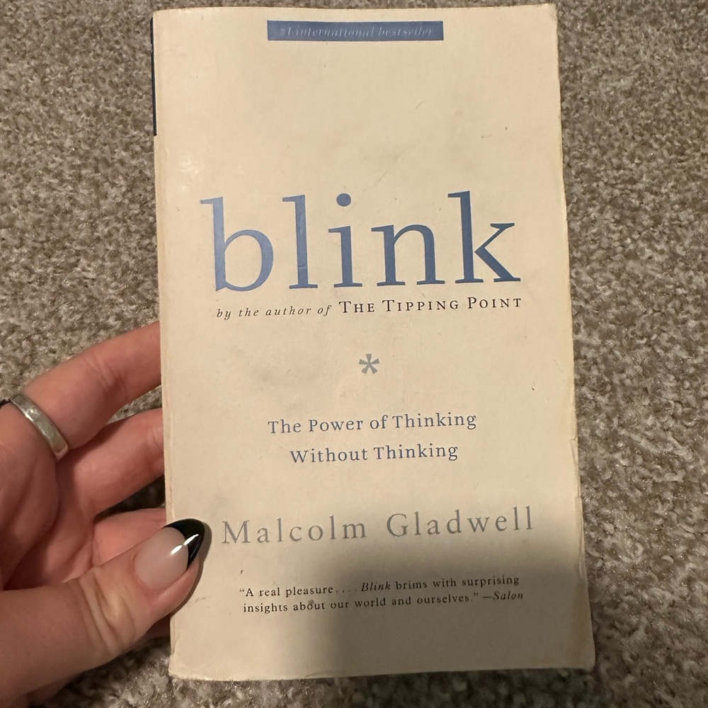 Blink by Malcolm Gladwell Book